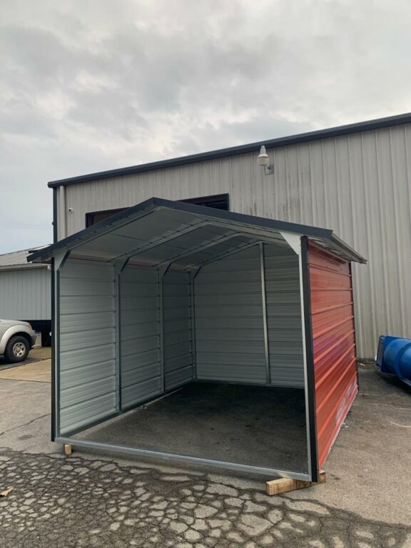3-Side Enclosed Metal Carports for sale in Abbeville, SC