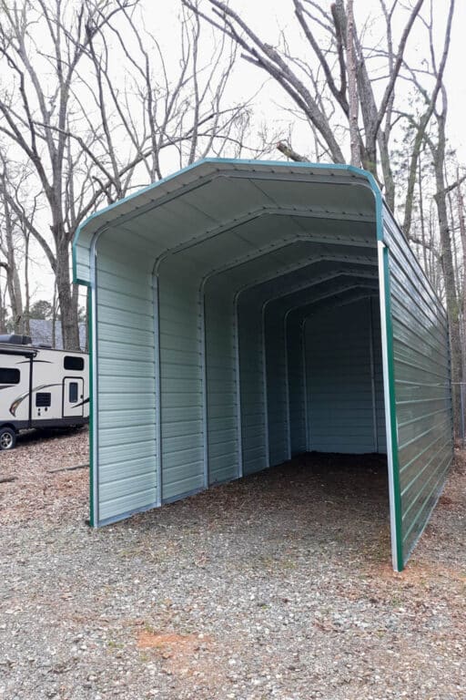 3 side enclosed carports for sale in sc