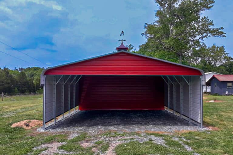 3 side enclosed carports for sale in sc