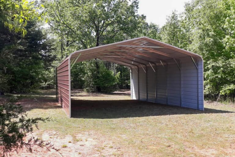 3 side enclosed carports for sale in sc