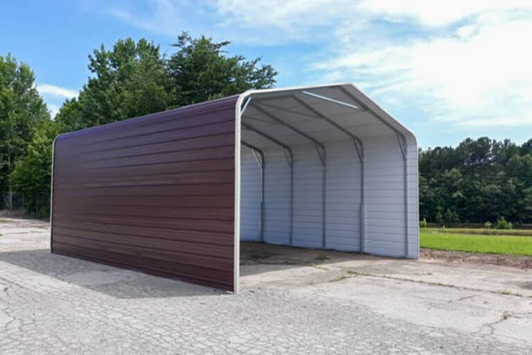 3 side enclosed carports for sale in sc 132