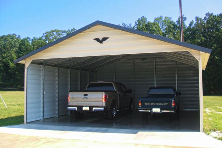 3 side enclosed carports for sale in sc