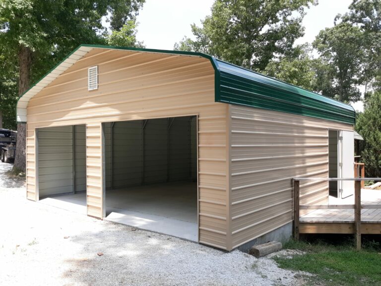 3-Side Enclosed Metal Carports for sale in Abbeville, SC
